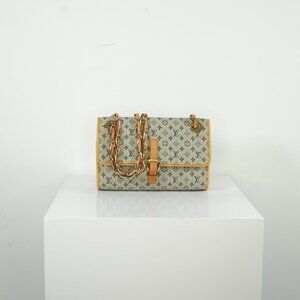 Louis Vuitton Vintage Monogram Mini Lin Camille Chain Shoulder Bag